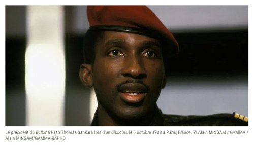 Thomas Sankara et François Mitterrand