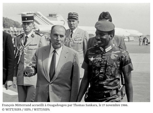 Thomas Sankara et François Mitterrand