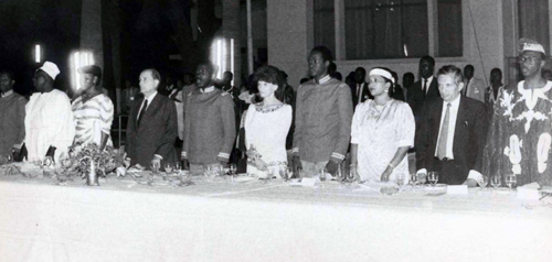 Thomas Sankara et François Mitterrand