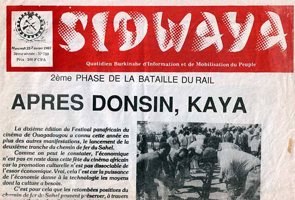 Sidwaya, n° 719, 25 février 1987