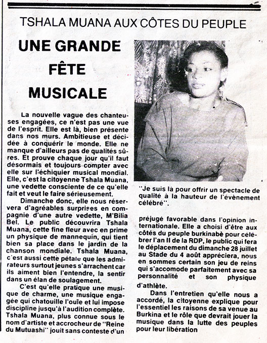 Journée internationale de la femme, Burkina Faso, Thomas Sankara, 8 mars 1987