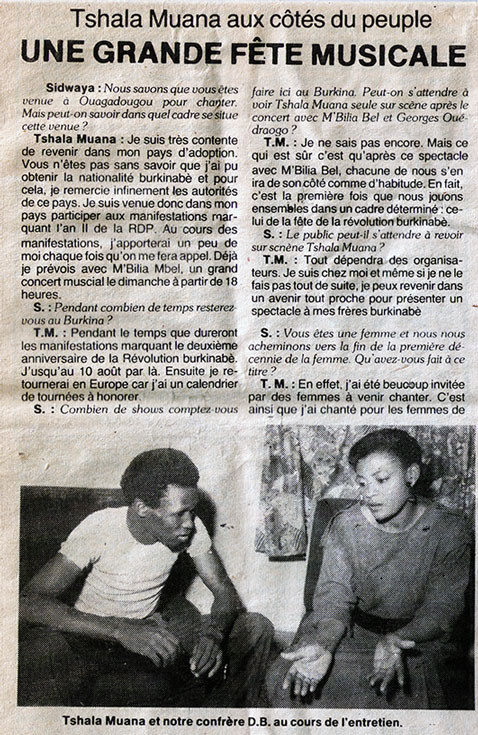 Journée internationale de la femme, Burkina Faso, Thomas Sankara, 8 mars 1987