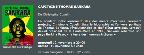 Le Cinoche Moutier, Suisse, 12 & 15 novembre 2014