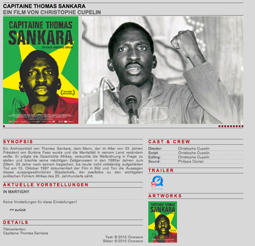 Semaine de la Francophonie Madrid, España 14 de marzo a las 18 horas Cineteca Madrid, Plaza de Legazpi, 8 Entrada libre hasta completar aforo Idioma : francés con subtítulos en español