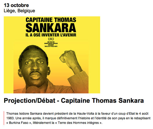 Projection-débat Cinéma Le Parc, Liège, Belgique, 13 octobre 2016, 20h