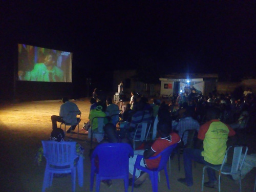 Inauguration du Club Ciné Droit Libre de Dori Lycée provincial, Dori, Burkina Faso, 22 octobre 2016, dès 18h Invité : Sams'k Le Jah
