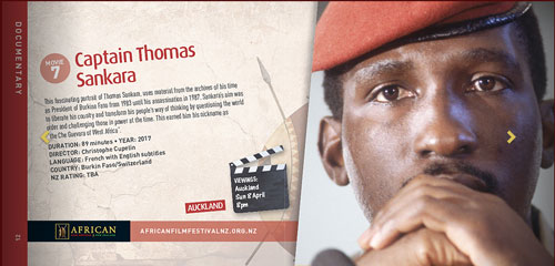 African Film Festival New Zealand Auckland, 5 - 15 April 2018, Rialto Cinemas Newmarket Wellington, 9 - 13 May 2018, The Embassy Theatre