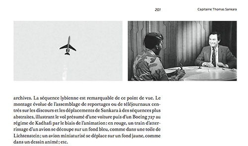"Capitaine Thomas Sankara: archives et inconscient politique" Décadrages, n° 26-27, François Bovier et Cédric Fluckiger, novembre 2014